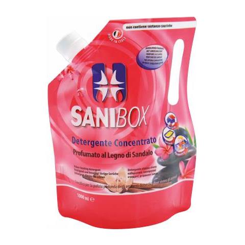 SANIBOX Legno Di Sandalo - Detergente Concentrato Flacone Da Lt. 1