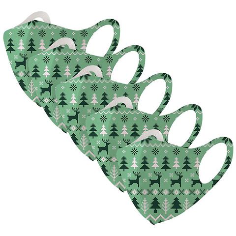 HTN 5 Pezzi Maschera Per Bambini Per La Protezione Maschera Per Il Viso Lavabile Maschera Earlop Lavabile