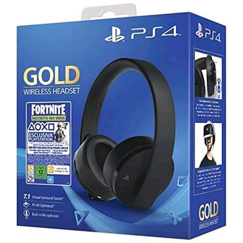 SONY - Cuffia 9960003 Gold Headset Bk +Fortnite - ePrice