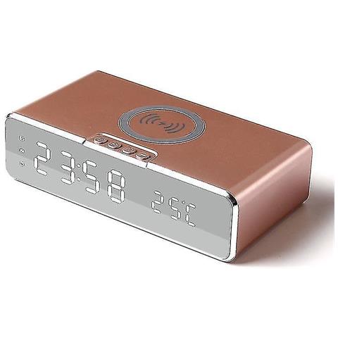 SLD Lucile Digitale A Led Elettrico Con Phireless Telefonico Airpods Chargerï¼ˆrose Goldï¼ ‰