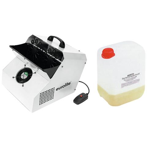 EUROLITE Set Sd-201 Dmx Bubble Machine + Bubble Concentrate For 5l