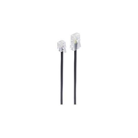 SHIVERPEAKS Bs70260 Cavo Telefonico 10 M Nero