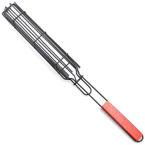 HTN Grill Bbq Barbecue Grilling Basket Net Kebab Stick Strumenti Di Ferro