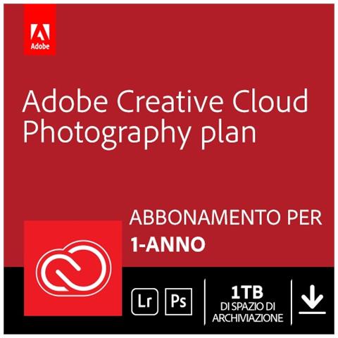 ADOBE CC Photography New 1 anno - Licenza Digitale - ESD (Italiano)