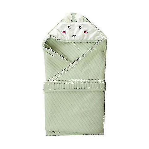 Image of Coccole Neonato, Baby Rastreling, Coperta Di Cotone A Maglia, Neonato, Quattro Stagioni Wrapperï¼green