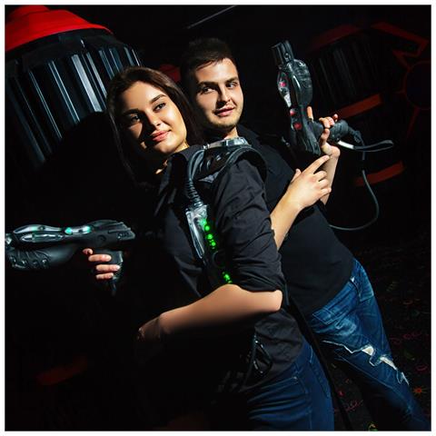 Image of Cofanetto Regalo - Laser Game In Realtà Virtuale Per 2 - Idee Regalo Originale