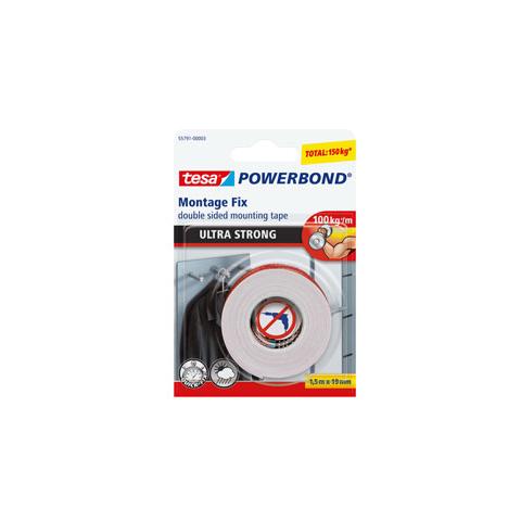 TESA nastro biadesivo 19mmx1,5mt powerbond ultra strong