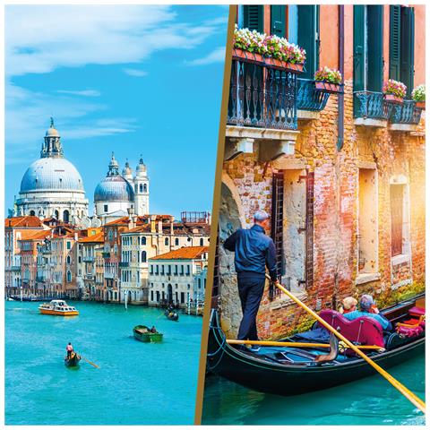 Immagine di  Cofanetto Regalo Coppia - 1 Notte Con Colazione A Venezia E 1 Romantico Tour In Gondola Con Aperitivo Finale - Idee Regalo Originale