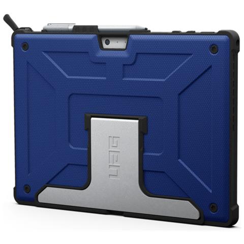 Immagine di  Cobalt, Cover, Blu, Alluminio, Gomma, Microsoft, Microsoft Surface Pro 4, Sacchetto, mano