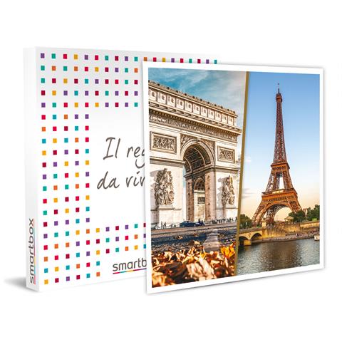 Image of Cofanetto Regalo Coppia - Tour Di Parigi Con Visita Al Louvre E Alla Torre Eiffel, Crociera Sulla Senna E Fuga Di 2 Notti - Idee Regalo Originale