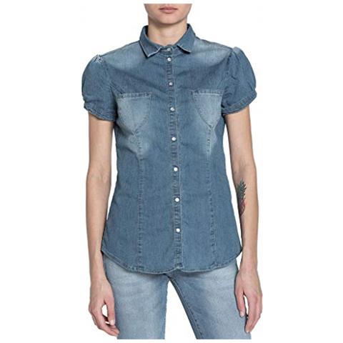 CARRERA JEANS - Carrera Camicia Jeans Stretch Donna Lavaggio Blu Chiaro  (super Stone Wash) L - ePrice