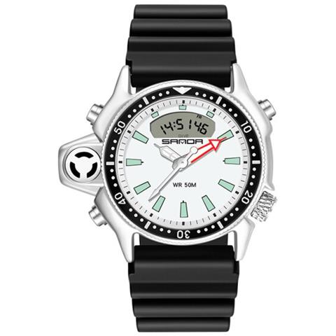 HTN - Orologio Digitale Di Lusso Da Uomo Top Brand Fashion Orologi Da Uomo  Cronometro Settimana Calendario Display Orologio Da Polso Elettronico  Orologio Impermeabile | orologi Digitali (bianco) - ePRICE