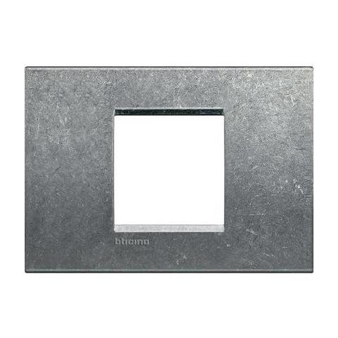 BTICINO Placca 2 Posti Centrali Quadra Living Light Native Lna4819na