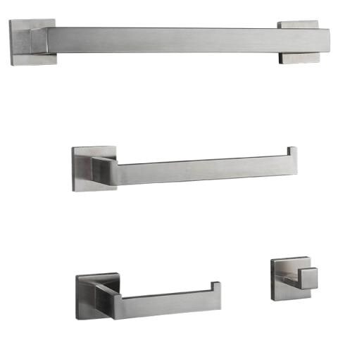 PRIME 2 Pezzi Portasalviette Cromati Per Asciugamani E Accappatoi - Gancio Appendiabiti A Manopola In Plastica Robusta, Adatto A Tubi Da 8 A 30 Mm - 6