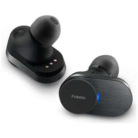 PHILIPS Auricolari Fidelio Philips T1bk / 00 True Wireless Stereo Usb Tipo C Nero