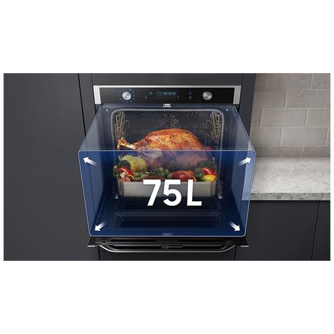 SAMSUNG - Forno Elettrico da Incasso NV75N7677RS Capacità 75 L  Multifunzione Ventilato Colore Inox Anti Impronta - ePrice
