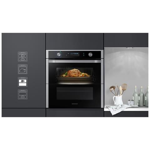 SAMSUNG - Forno Elettrico da Incasso NV75N7677RS Capacità 75 L Multifunzione  Ventilato Colore Inox Anti Impronta - ePrice