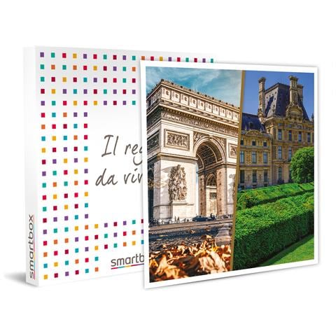 Immagine di  Cofanetto Regalo Coppia - Biglietto Salta Fila Per La Gioconda, Visita Al Louvre E Soggiorno Di 2 Notti A Parigi - Idee Regalo Originale