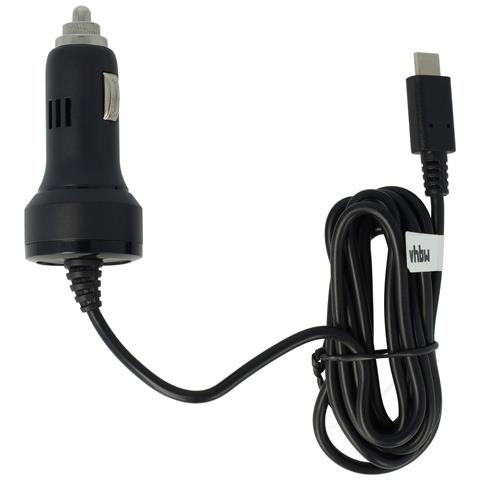 VHBW Caricabatteria Da Auto, Cavo Usb C, Adattatore 2,4 A Compatibile Con Allview X4 Soul, X4 Xtreme, Nero
