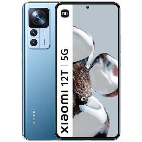 XIAOMI 12T 5G 256 GB 8 GB Ram Dual Sim Display 6.67" 2K Fotocamera 108 Mpx Android Blu
