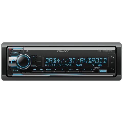 KENWOOD Sintolettore CD KDXC7200DAB per Auto con Potenza 200W USB / Bluetooth / BT Notification Bar