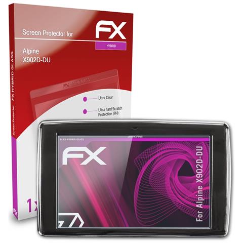 ATFOLIX Pellicola Protettiva In Vetro Plastica Compatibile Con Alpine X902d-du Pellicola Vetro, 9h Hybrid-glass Fx Vetro Temperato Da Plastica Protettivo