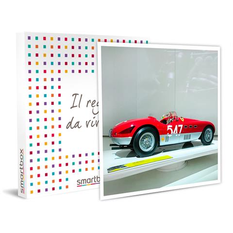 Image of Cofanetto Regalo Per Uomo O Donna - Emozioni Ferrari: Ingresso Al Museo Enzo Ferrari Per 2 Adulti E 1 Bambino - Idee Regalo Originale