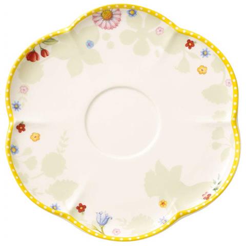 Villeroy & Boch Piatto Portauova Spring Awakening - Porcellana Premium, Decorazione Floreale, Microonde - Foto 7