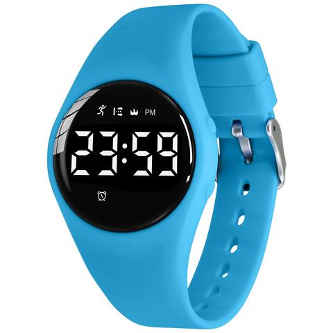 HTN Orologio Sportivo Digitale Con Contapassi Allenamento Impermeabile Orologio Da Esterno Ricaricabile Per Ragazzi Bambini