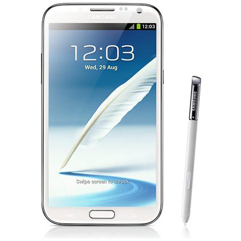 SAMSUNG Galaxy Note 2 16 GB Display 5.5" Slot Micro SD Fotocamera 8 Mpx Android Europa Bianco