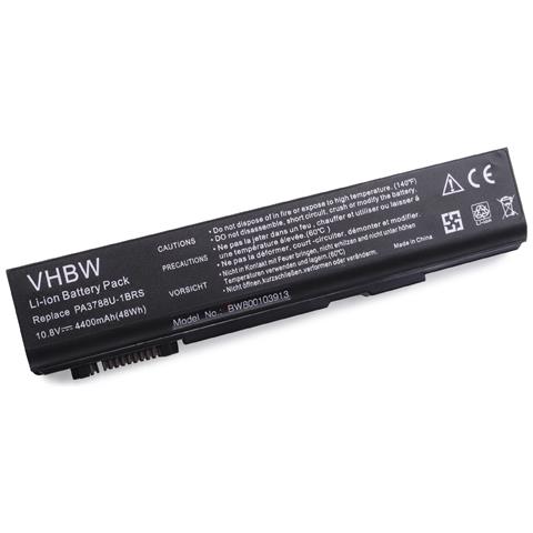 Vhbw Batteria Sostitutiva 4400mAh Per Notebook Toshiba Satellite Pro R850 Serie - Lunga Durata E Sicura