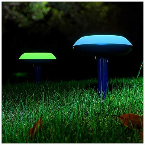 TECHBREY Ledkia Lighting Segnapasso Led Smart Bluetooth Con Picchetto E Altoparlante Rgbw 5w Rgbw