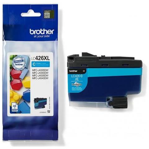 BROTHER LC426XLY Cartuccia Inkjet Originale Ciano per MFC-J4335DW / MFC-J4340DW / MFC-J4540DWXL Capacità 5000 Pagine