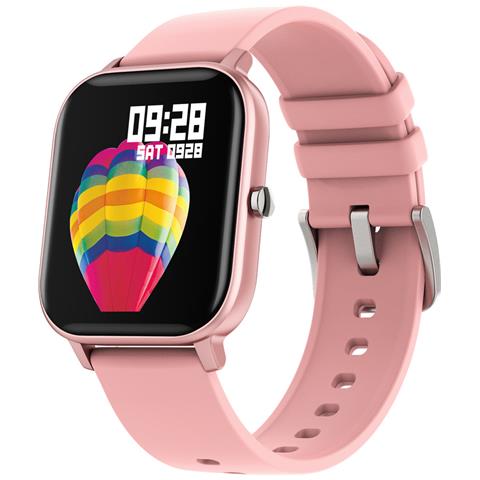KHFD Schermo Smart Watch Donna Uomo Full Touch Fitness Tracker Blood Smart Watches (rosa)