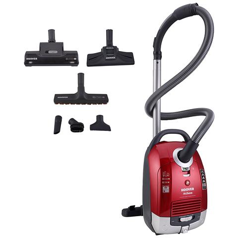 HOOVER AT70 AT75011 Aspirapolvere Con Sacco Potenza 700 Watt Colore Rosso