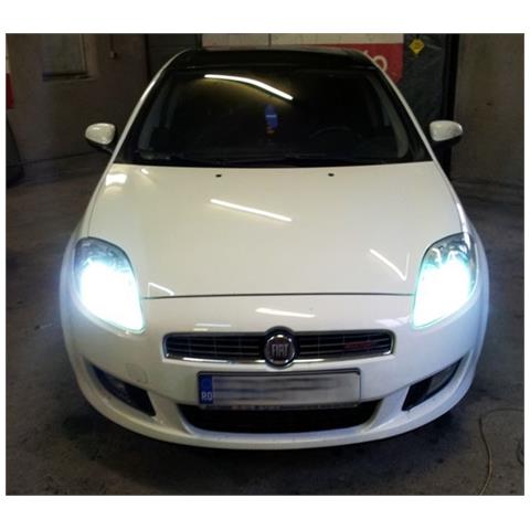 Coppia lampade bulbi kit XENON Fiat bravo H1 55w 6000k lampadina HID luci fari