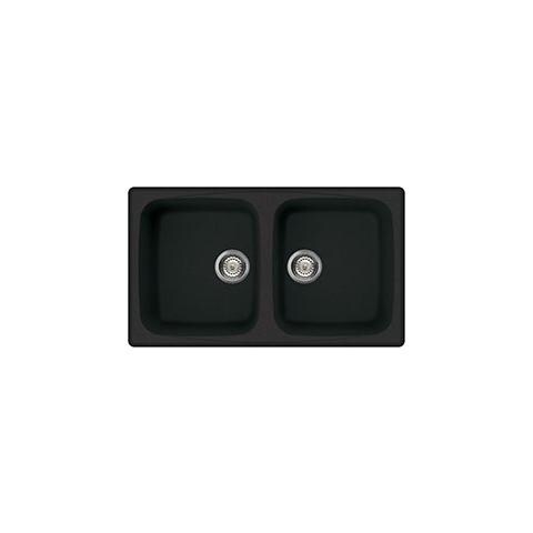 Lavello LZ792A 2 Vasche Dimensioni 79 x 50 cm Colore Antracite Serie Rigae Lavello LZ792A 2 Vasche Dimensioni 79 x 50 cm Colore Antracite Serie Rigae