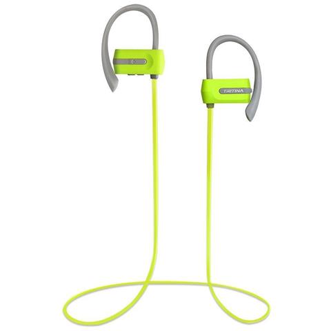 JustgreenBox Auricolari Sportivi Bluetooth Senza Fili Con Microfono Cuffie Stereo Con Eliminazione Del Rumore Hd Per Allenamento, Jogging