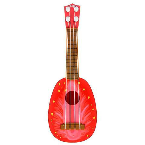 HTN 1pc Children Apprendono La Chitarra Ukulele Mini Frutto Può Suonare Giocattoli Di Strumenti Musicali