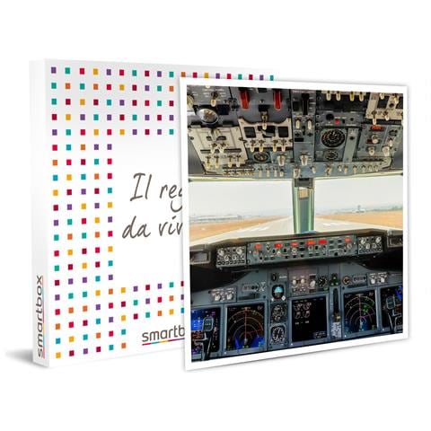 Image of Cofanetto Per Uomo - Pilota Un Boeing 737: 30 Minuti Con Simulatore Di Volo Professionale - Idee Regalo Originale Per Lui