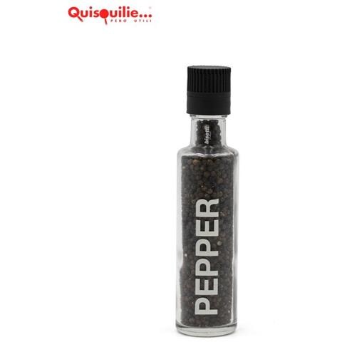 BISETTI Macina Pepe - Sale Bottiglia Macina Fissa In Ceramica Made In Italy - Pepe 20