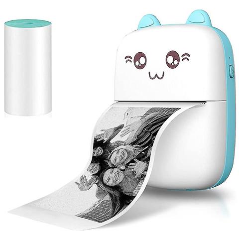 HTN Stampante Fotografica Portatile Per Smartphone Wireless Support Support Android & Ios Ricevuto Stampante Termico Per Mestiere
