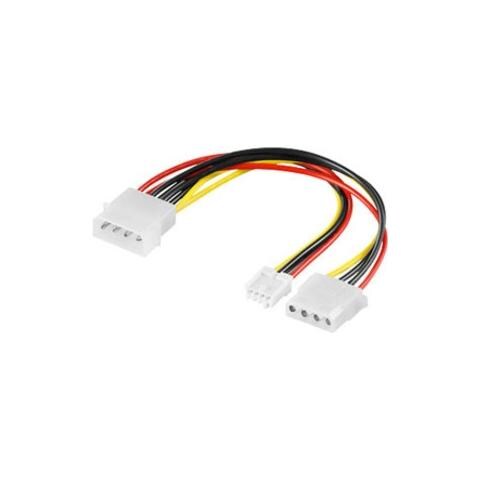 Image of Molex 4-pin / Molex 4-pin + Mini Spox 4-pin, Molex (4-pin) , Molex (4-pin) + Mini Spox (4-pin) , Maschio / femmina, Dritto, Dritto, Multi