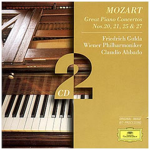 DEUTSCHE GRAMMOPHON Mozart - Conc. Pf N. 20/21/25/27 - Gulda (2 Cd) 