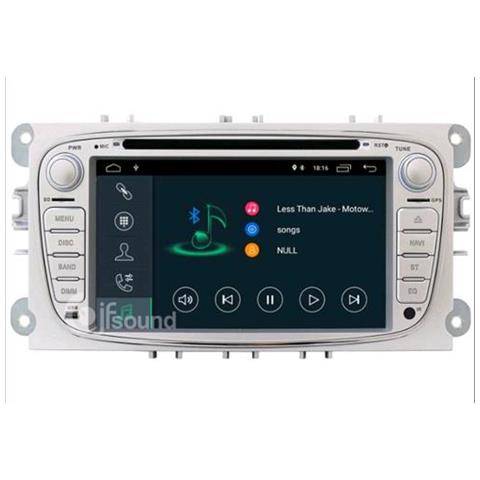 JF Sound Jf-237fma Autoradio Per Ford Display 7' Quad Core Android Dab+ Bluetooth Argento