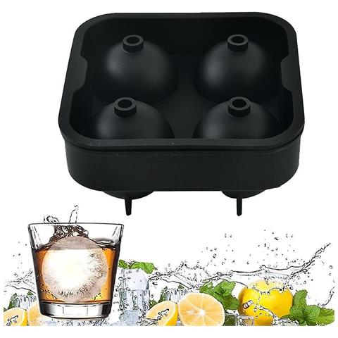 HTN Sfera Vassoi Di Ghiaccio Muffa Whisky Rotonda Grande Produttore Di Palline Di Ghiaccio Per Cocktail E Scotch