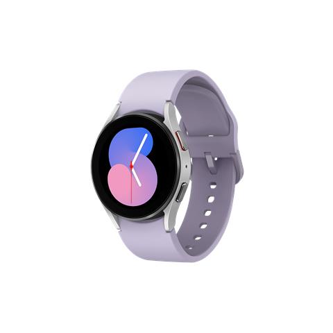 SAMSUNG Smartwatch Galaxy Watch 5 Impermeabile 5ATM Display 1.2" 1.5 GB Bluetooth Wi-Fi e NFC Argento - Europa