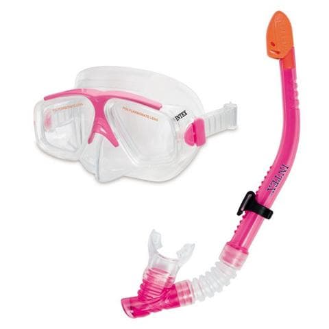 Maschera E Boccaglio Intex Per Bambini - Giallo, Senza Lattice, Con Lenti In Policarbonato, Dai 8 Anni In Su