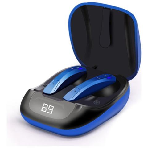 CHRONUS Auricolari Wireless Tws, Stereo Surround 3d, Giochi E Musica In Doppia Modalità, Ascolto In Un Unico Passaggio (blu) 