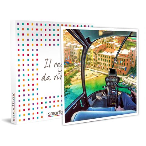 Image of Cofanetto Regalo Per Uomo - Tour Di Gruppo In Elicottero Di 1h Su Golfo Del Tigullio, Cinque Terre E Portofino - Idee Regalo Originale Per Lui